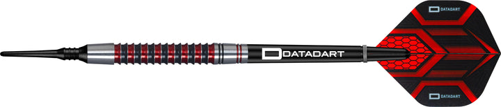 *Datadart Red Demon Darts - Soft Tip - Red Rings