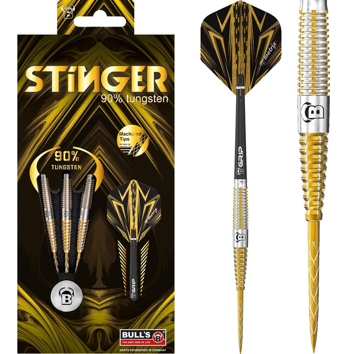 BULL'S Stinger Darts - Steel Tip - Gold Titanium 23g