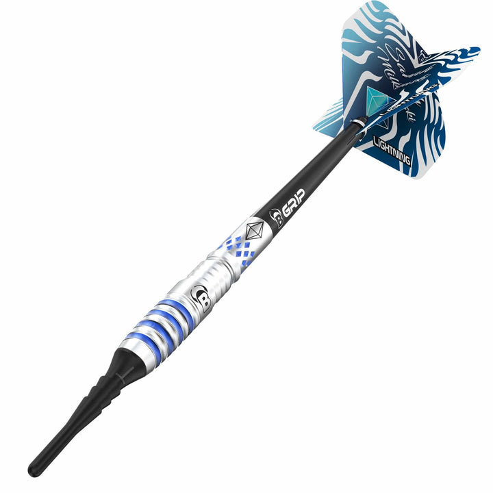 BULL'S Sarah Milkowski Darts - Soft Tip - Sapphire