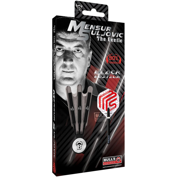 *BULL'S Mensur Suljovic Darts - Soft Tip - Black Edition