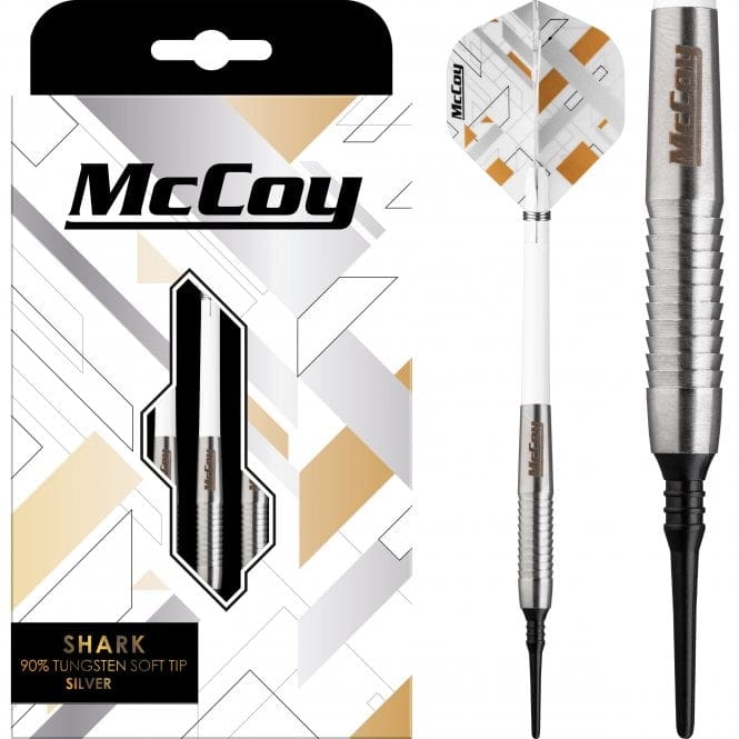 *McCoy Shark - 90% Soft Tip Tungsten - Silver