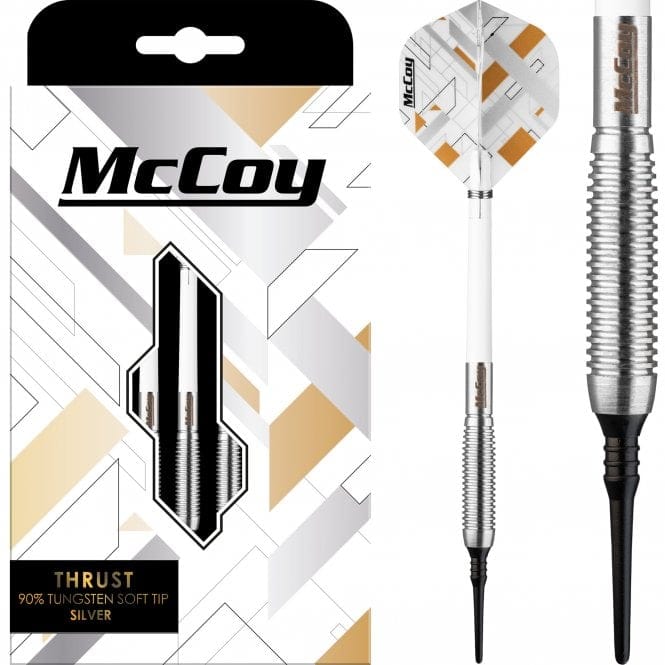 *McCoy Thrust - 90% Soft Tip Tungsten - Silver