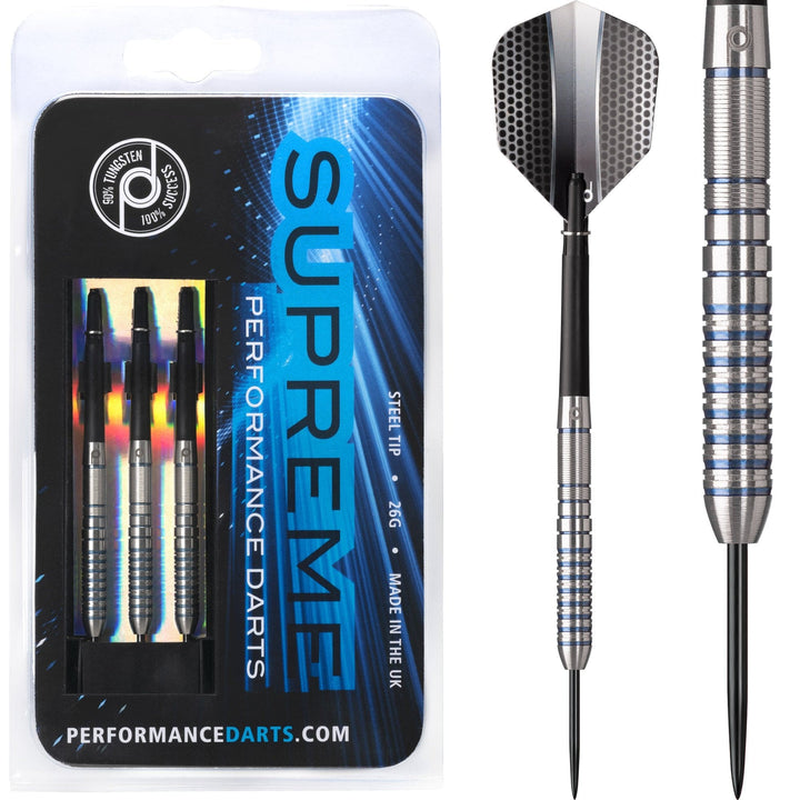 Performance Darts - Supreme - Steel Tip - Blue - 24g