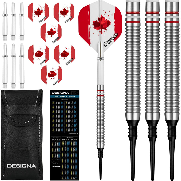 *Designa Patriot-X Darts - Soft Tip - Canada