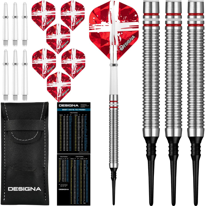 *Designa Patriot-X Darts - Soft Tip - Denmark