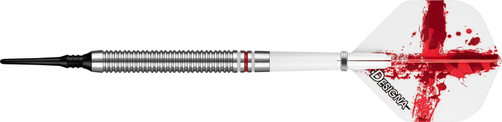 *Designa Patriot-X Darts - Soft Tip - England