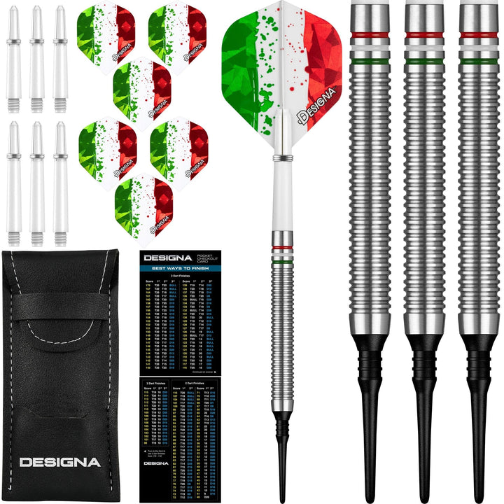 *Designa Patriot-X Darts - Soft Tip - Italy