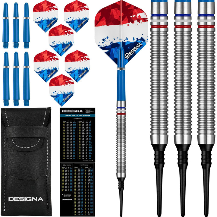 *Designa Patriot-X Darts - Soft Tip - Holland