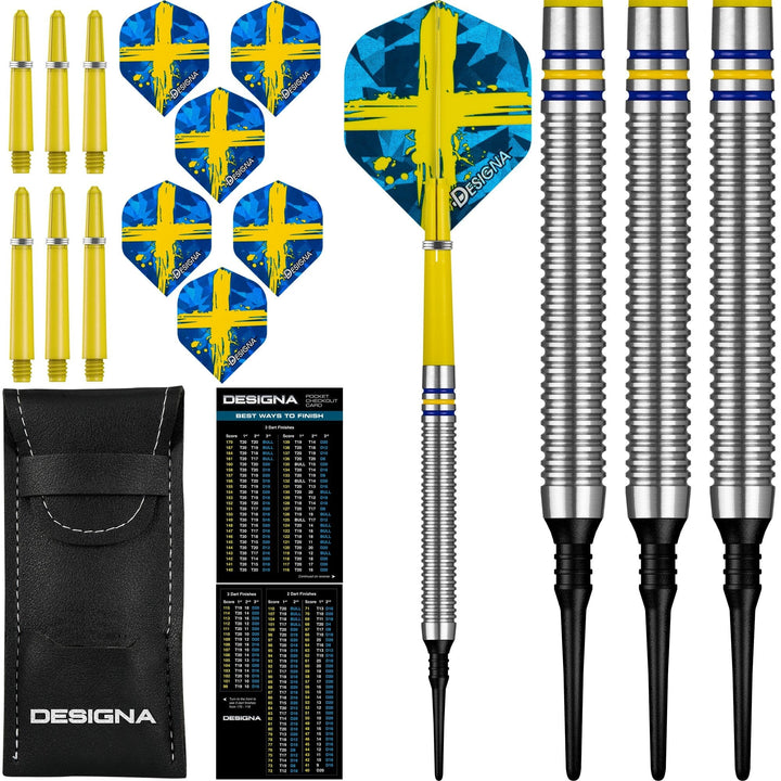 *Designa Patriot-X Darts - Soft Tip - Sweden
