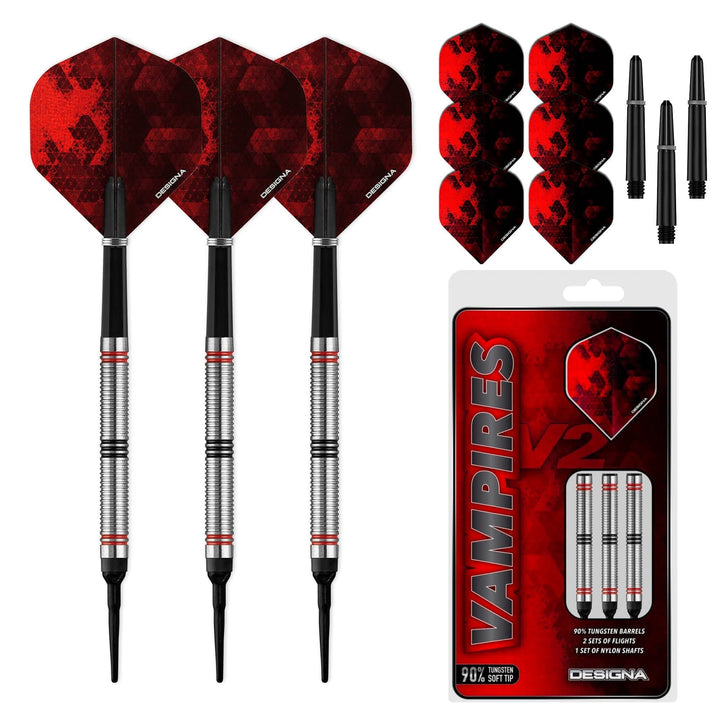 Designa Vampires V2 Darts - Soft Tip - M4