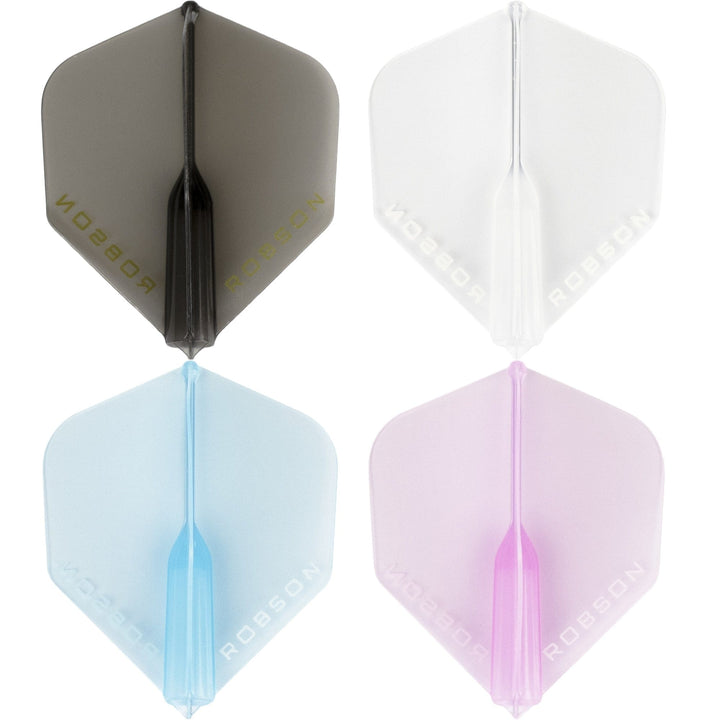 *Robson Plus Dart Flights - for all flights - Std No2 - Crystal