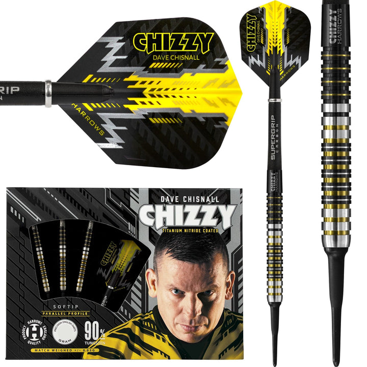 *Harrows Dave Chisnall Darts - Soft Tip - Chizzy - S3