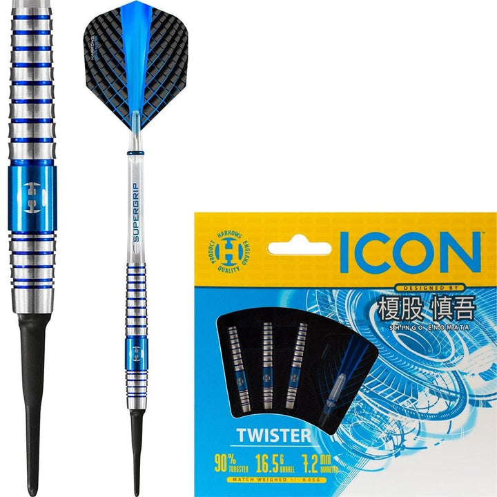 *Harrows Icon Darts - Soft Tip - Shingo Enomata - Twister