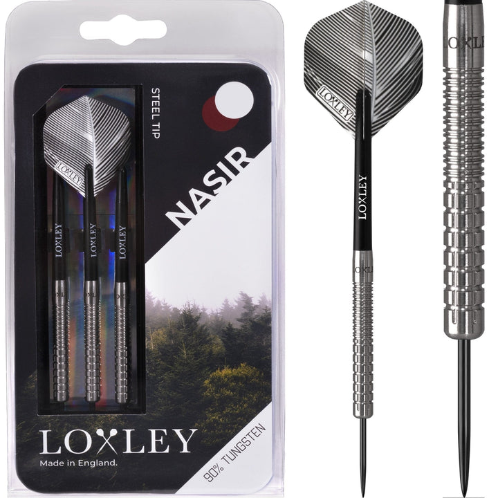 *Loxley Nasir Darts - Steel Tip - Ringed - 22g 22g