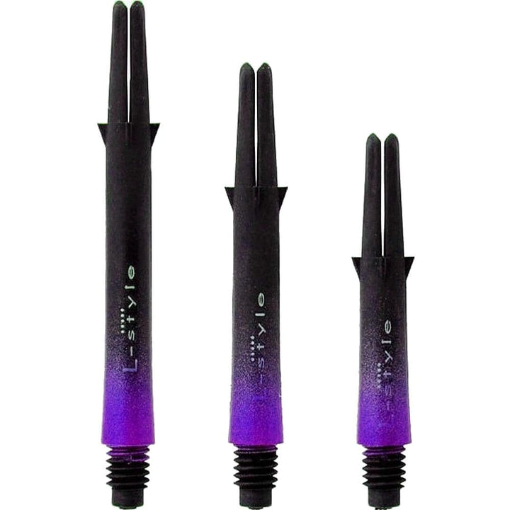 *L-Style - L Shafts - Carbon Two Tone - Black and Purple - Short