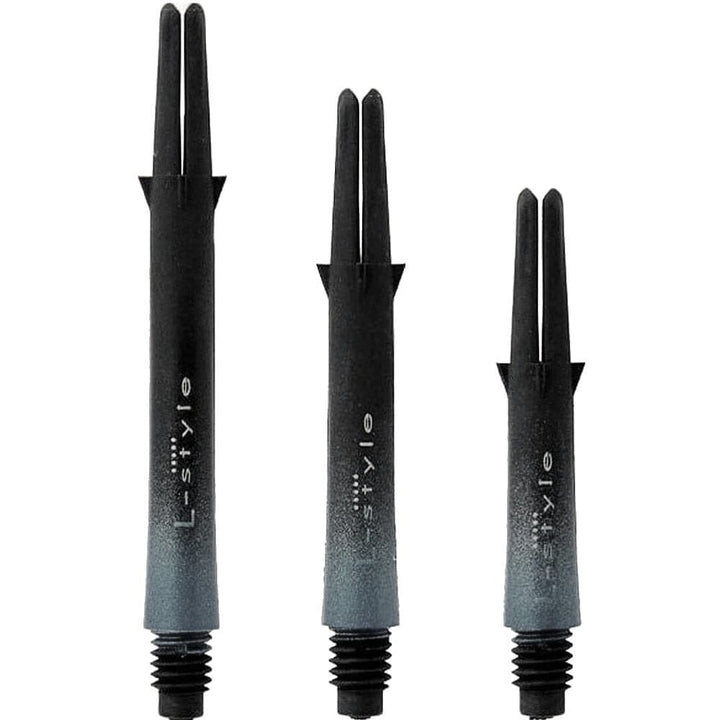 *L-Style - L Shafts - Carbon Two Tone - Black and Silver - Short