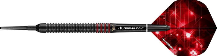 *Mission Deep Impact Darts - Soft Tip - Black - M3 - Red