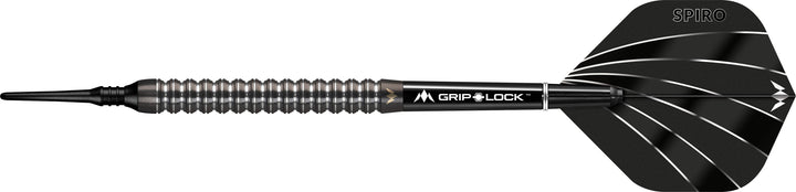 Mission Spiro Darts - Soft Tip - Graphite PVD - M1 - Black