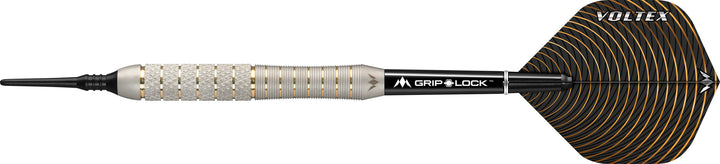 *Mission Voltex Darts - Soft Tip Brass - M1 - Silver - Knurled