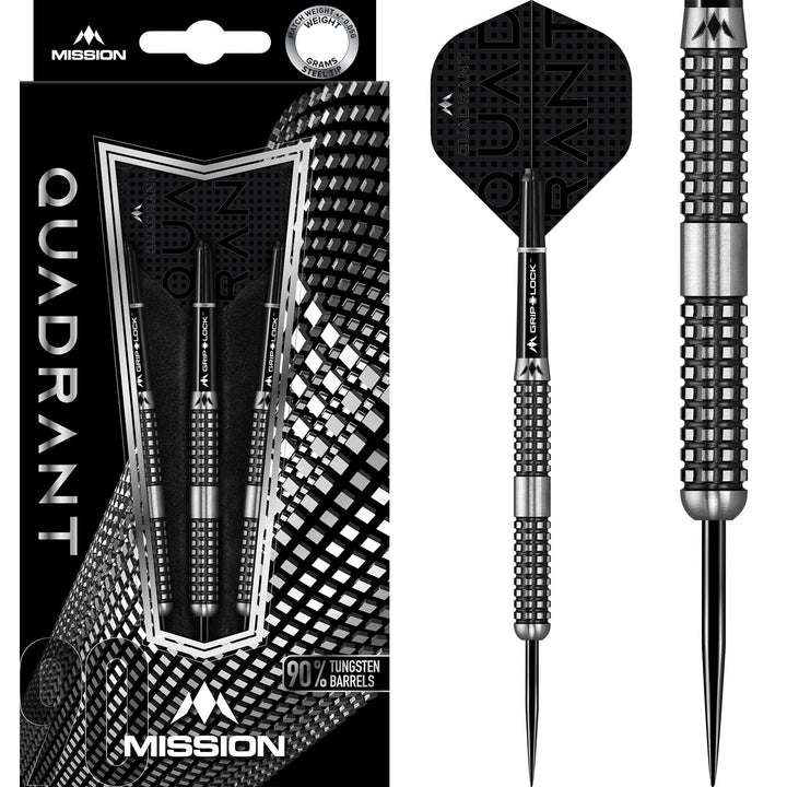 *Mission Quadrant Darts - Steel Tip - M4 - Quad Grip 21g