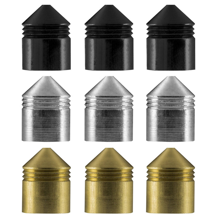 *One80 Vice Lock System - Shaft Caps - Black - Pack 6