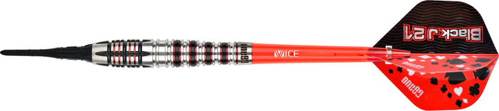 *One80 Black J21 Darts - Soft Tip - Model 04
