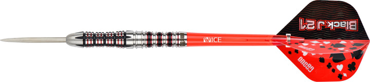 *One80 Black J21 Darts - Steel Tip - Model 02