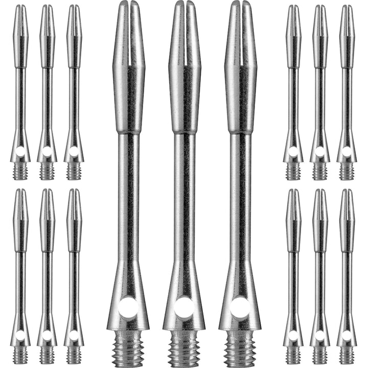 *Unicorn XL Aluminium Dart Shafts - VALUE PACK 5 Sets - Silver
