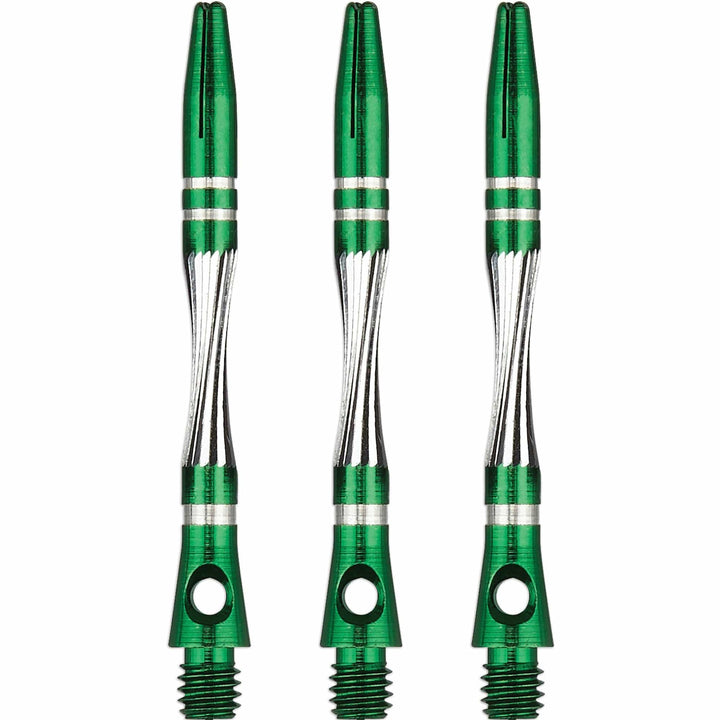*Unicorn Twist Dart Shafts - Aluminium Stems - Green