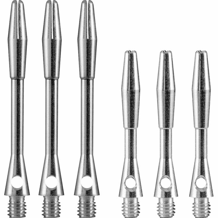 *Unicorn XL Aluminium Dart Shafts - Plain Stems - Silver