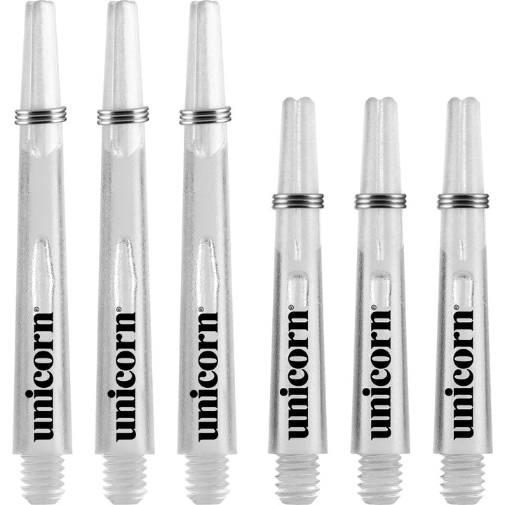 *Unicorn Gripper 3 Mirage Dart Shafts - Clear