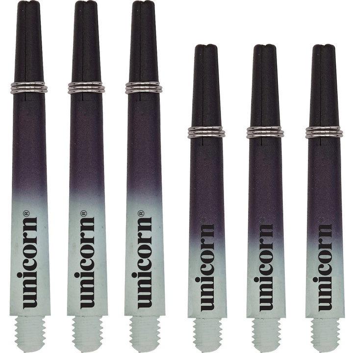 *Unicorn Gripper 3 Two Tone Dart Shafts - White & Black