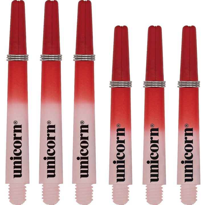 *Unicorn Gripper 3 Two Tone Dart Shafts - White & Red