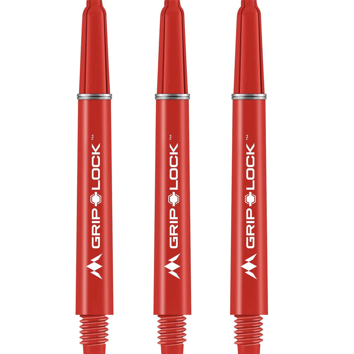Mission GripLock Shafts - Dart Stems - Red Medium