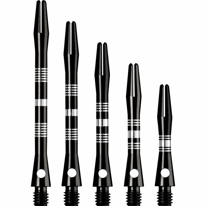 *Designa Multiline Aluminium Shafts - Regrooved - Black