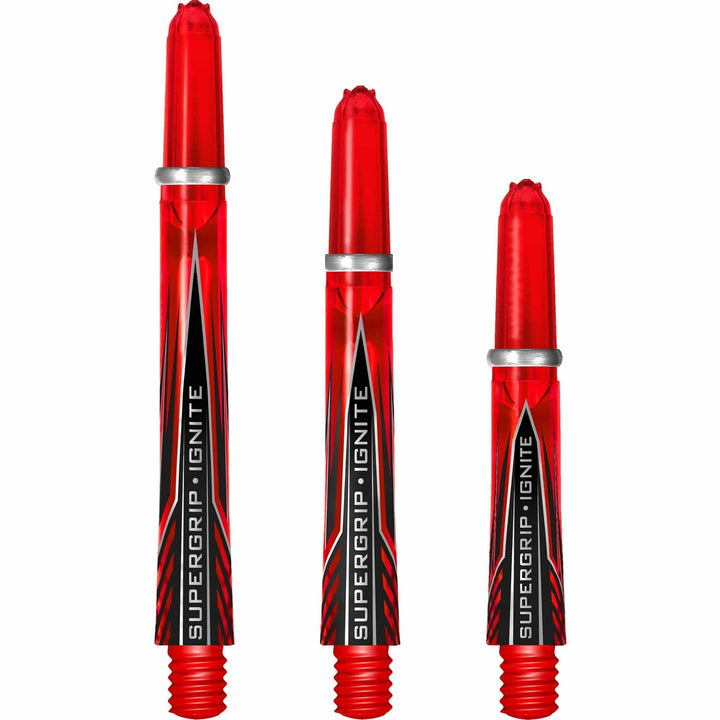 *Harrows Supergrip Ignite Shafts - Dart Stems - Red