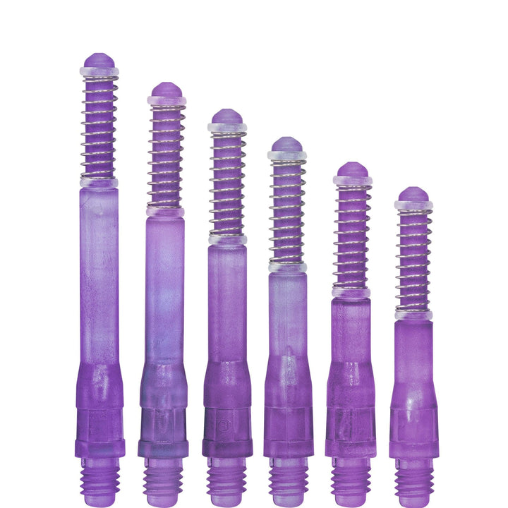 *Cuesoul - Dart Shafts - Tero Flight System - AK7 - Gradient - Standard - Set of 4 - Purple