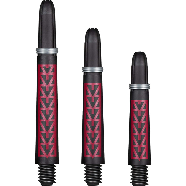 *Shot Koi Carbon Dart Shafts - with Springs - Pakati Red