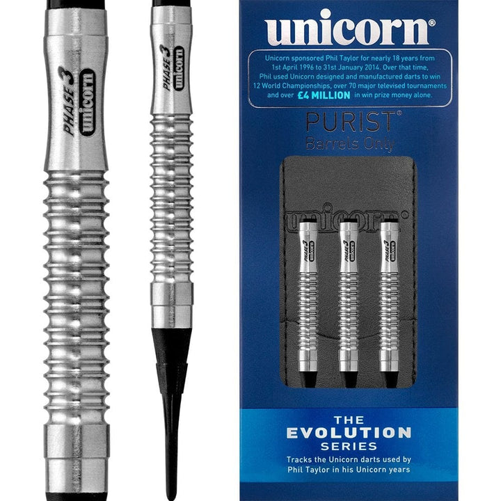*Unicorn Evolution Darts - Soft Tip Tungsten - Phase 3 Purist