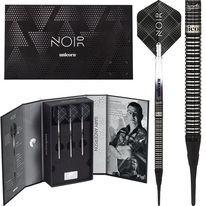 *Unicorn WC Deluxe - Soft Tip - Gary Anderson - Noir
