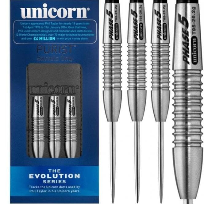 *Unicorn Evolution Darts - Steel Tip - Phase 5 Purist - 26g