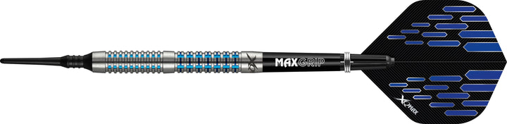 *XQMax Contour Darts - Soft Tip - M2 - Blue Titanium