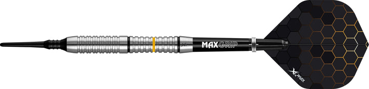 *XQMax Reactor Darts - Soft Tip - M3 - Black with Yellow
