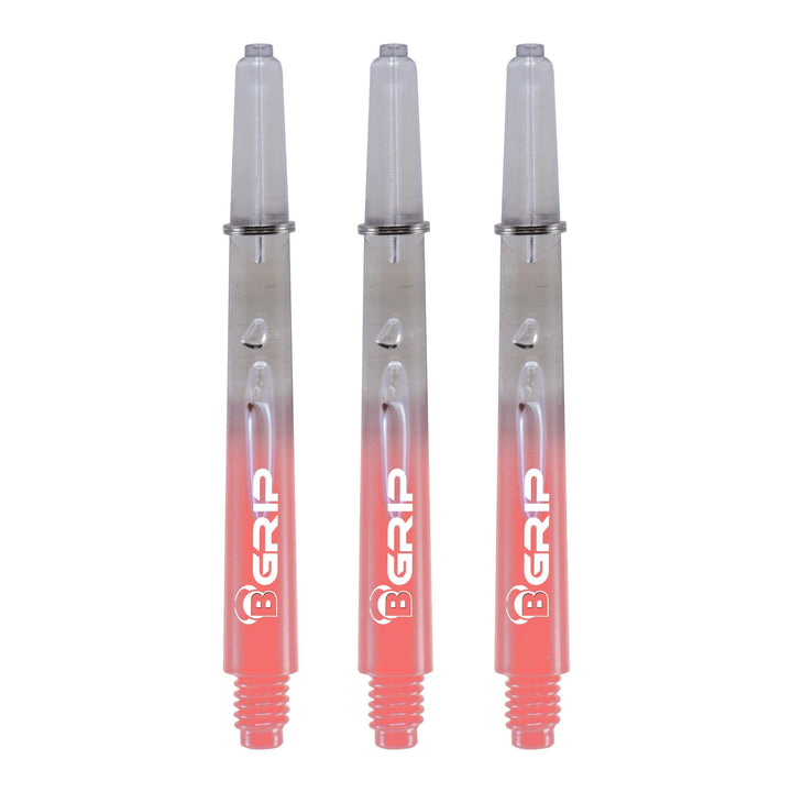 BULL'S B-Grip TT Shaft - Polycarbonate - Clear & Pink Medium
