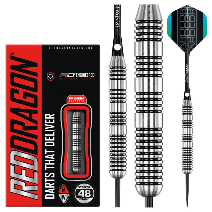 Buster 80% Tungsten Steel Tip Darts by Red Dragon