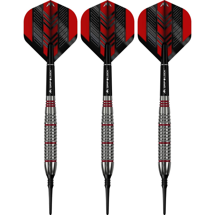 Mission Rogue Darts - Soft Tip - Brass - Silver & Red Coated
