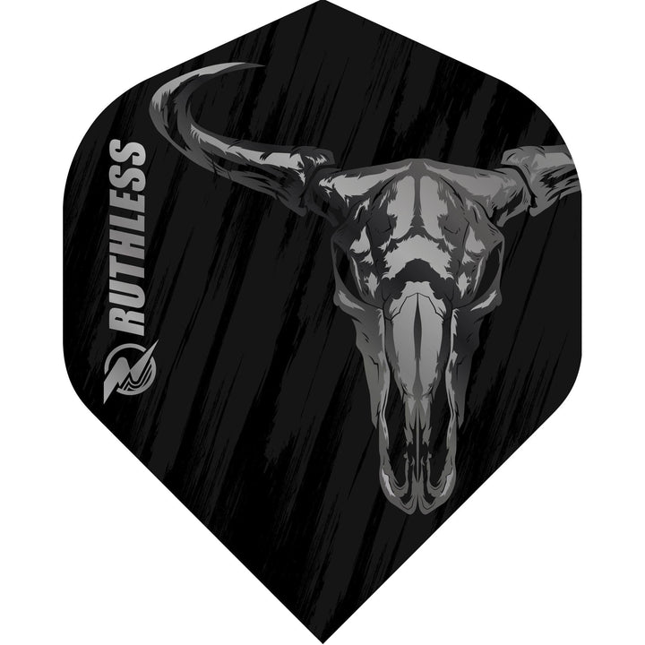 *Ruthless Dart Flights - 100 Micron - Std - No2 - Skull