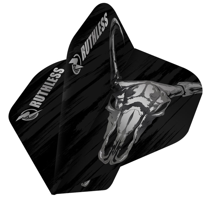 *Ruthless Dart Flights - 100 Micron - Std - No2 - Skull