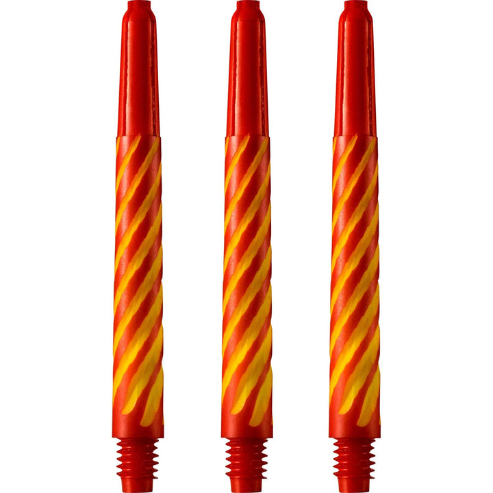 *Designa Spiroline Shafts - Nylon Stems - Red & Yellow Medium