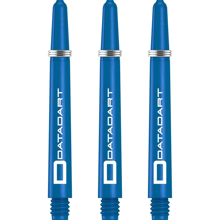 Datadart Signature Nylon Shafts - Stems with Springs - Blue Medium